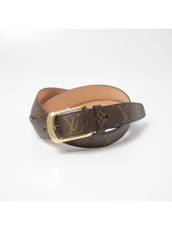 Louis Vuitton Ceinture Ellipse Belt 90 36 LV M Monogram Leather